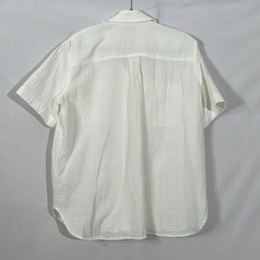 Madewell White Button Down Shirt - Picture 3 of 8